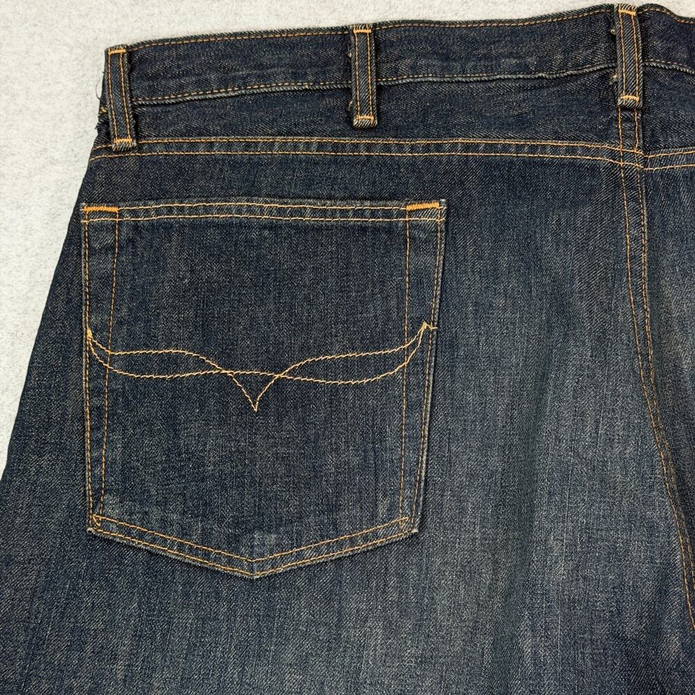 Polo Ralph Lauren Hampton Straight Jeans Mens 40x30 (Fit 42) Dark Wash Rope Dyed - Picture 10 of 16
